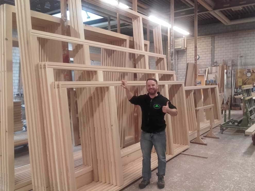 Laminated profiles for window and door frames - Rosanna Moret, Wien